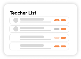 Teacher List